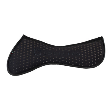 Compensatore memory foam con grip glitterato e logo silicone Nero / argento