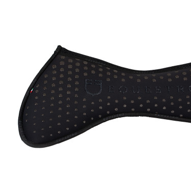Compensatore memory foam con grip glitterato e logo silicone Nero / argento