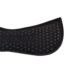 Compensatore memory foam con grip glitterato e logo silicone Nero / argento