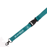 Porta Badge CON Cordino Logo Acavallo Verde