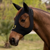 Maschera antimosche in elastan senza rete occhi Nero