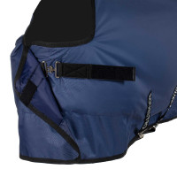 Coperta Nebraska da paddock in tessuto antistrappo 250gr Marina Blu marino
