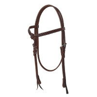 Testiera Western CON Lavorazione Snake Marrone