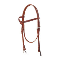 Testiera Western CON Lavorazione Snake Cognac Marrone