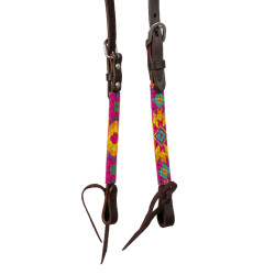 Briglia Western CON Perline Multicolore E Oliata A UN Orecchio