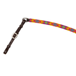 Pettorale Western CON Perline Multicolori Marrone scuro