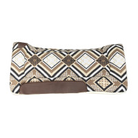 Sottosella Dakota western con imbottitura in lana ecologica Grigio / marrone / oro