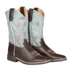 Stivali Arrow Western per bambini Marrone / azzurro cielo