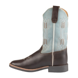 Stivali Arrow Western per bambini Marrone / azzurro cielo
