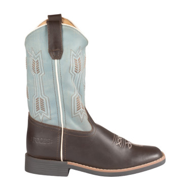 Stivali Arrow Western per bambini Marrone / azzurro cielo