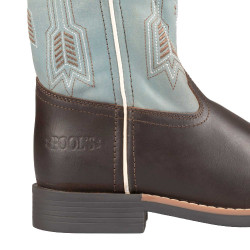Stivali Arrow Western per bambini Marrone / azzurro cielo