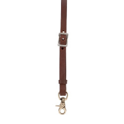 Pettorale western in cuoio Oliato Marrone
