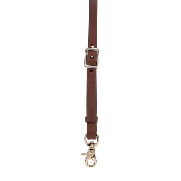 Pettorale western in cuoio Oliato Marrone
