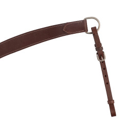 Pettorale western in cuoio Oliato Marrone