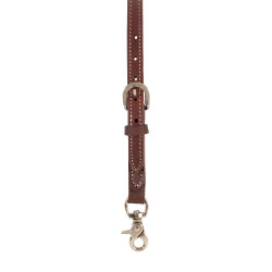 Pettorale western in cuoio Oliato Marrone