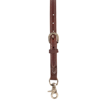 Pettorale western in cuoio Oliato Marrone