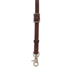Pettorale western in cuoio Oliato Marrone