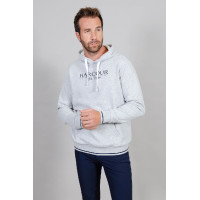 Felpa con cappuccio Swiss grigio