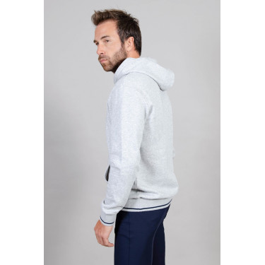 Felpa con cappuccio Swiss grigio
