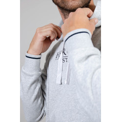 Felpa con cappuccio Swiss grigio
