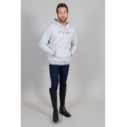 Felpa con cappuccio Swiss grigio