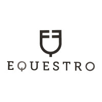 Logo Contratto Equestro Prespaziato DA Muro h 30cm Nero