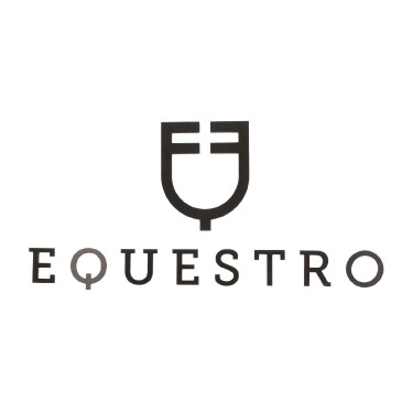 Logo Contratto Equestro Prespaziato DA Muro h 30cm Nero