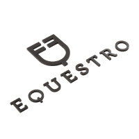 Logo Contratto Equestro Prespaziato DA Muro h 30cm Nero