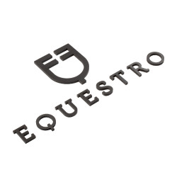 Logo Contratto Equestro Prespaziato DA Muro h 30cm Nero