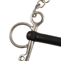 Pelham Inox Intero Aste Corte Gomma Rigida