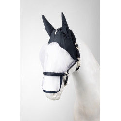 Cavezza con maschera anti-mosche Horze Paso Fino Apertura Blu marino