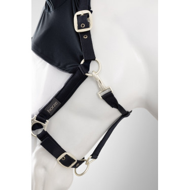 Cavezza con maschera anti-mosche Horze Paso Fino Apertura Blu marino