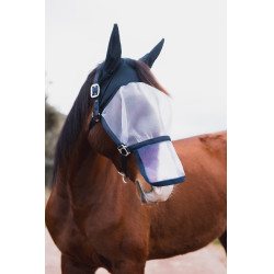 Cavezza con maschera anti-mosche Horze Paso Fino Apertura Blu marino