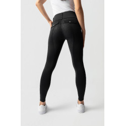 Leggings ibridi da donna Horze Anya fullgrip Nero