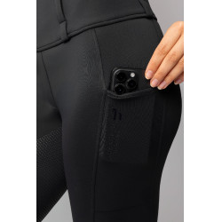 Leggings ibridi da donna Horze Anya fullgrip Nero