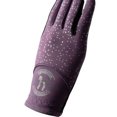Guanti Horze Fay JR Prugna nera Viola
