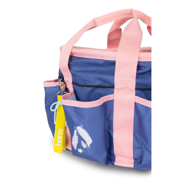 Borsa per la pulizia Horze kids Mattina di velluto Blu Borsa per la pulizia Horze kids Mattina di velluto Blu