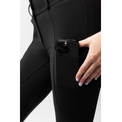 Pantaloni Horze Grand Prix Pro da donna con fondo integrale Nero