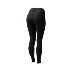 Pantaloni Horze Grand Prix Pro da donna con fondo integrale Nero
