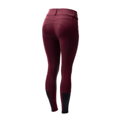 Pantaloni da equitazione da donna Horze Evelyn con grip integrale Port Royale Bordeaux Pantaloni da equitazione da donna Horze Evelyn con grip integrale Port Royale Bordeaux