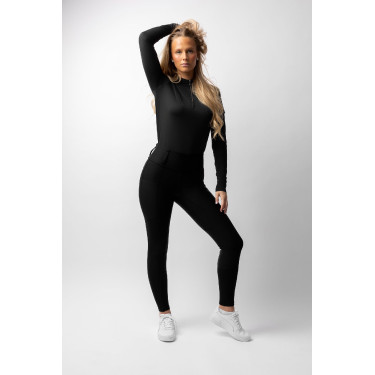 Pantaloni equitazione donna compressione full grip B Vertigo