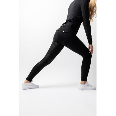 Pantaloni equitazione donna compressione full grip B Vertigo