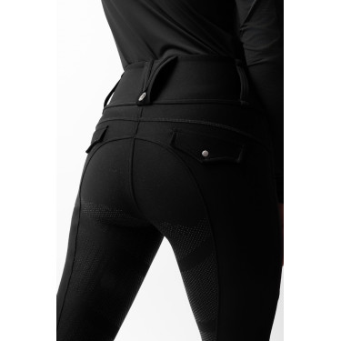 Pantaloni equitazione donna compressione full grip B Vertigo