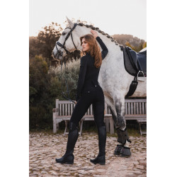 Pantaloni equitazione donna compressione full grip B Vertigo