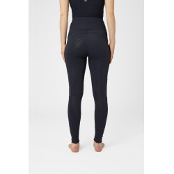 Leggings da maternità Horze Ginny con grip a fondo intero e tasche per telefono Blu navy Leggings da maternità Horze Ginny con grip a fondo intero e tasche per telefono Blu navy