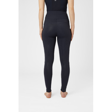 Leggings da maternità Horze Ginny con grip a fondo intero e tasche per telefono Blu navy Leggings da maternità Horze Ginny con grip a fondo intero e tasche per telefono Blu navy