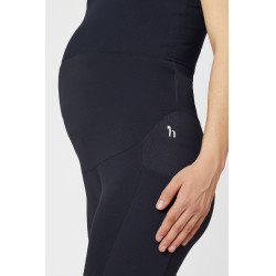 Leggings da maternità Horze Ginny con grip a fondo intero e tasche per telefono Blu navy Leggings da maternità Horze Ginny con grip a fondo intero e tasche per telefono Blu navy