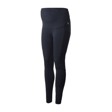 Leggings da maternità Horze Ginny con grip a fondo intero e tasche per telefono Blu navy Leggings da maternità Horze Ginny con grip a fondo intero e tasche per telefono Blu navy