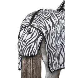 Coperta antimosche Horze Defender con patta addominale Zebra Motivi