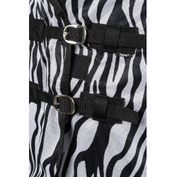 Coperta antimosche Horze Defender con patta addominale Zebra Motivi